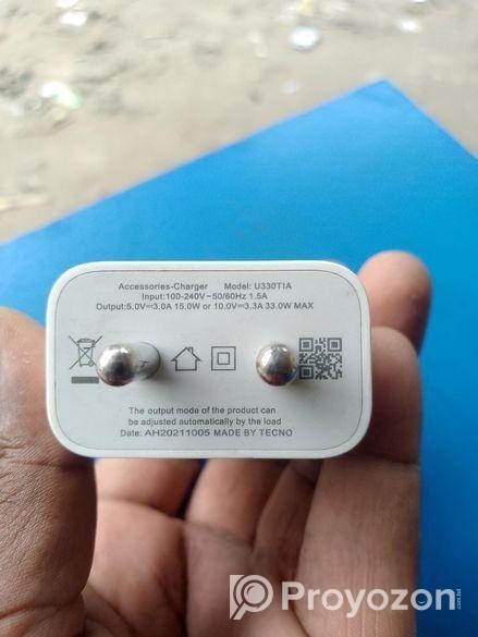 33 watts Tecno original phoner sathar