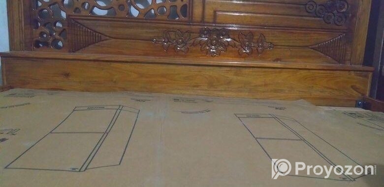 আকাশমণি কাঠের খাট