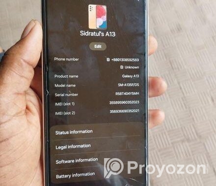 Samsung Galaxy A13 4+64 (Used)