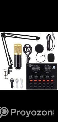 live Studio mic Bm800 wait v8 sound card full set