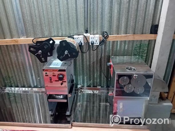 গন্ডারী সুগার ক্যান মেশিন ও কাপ সিলিং