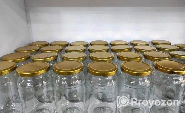 কাচের বয়ম/glass Jar, ঘি, মধু, আচার অথবা মসলা রাখার কাজে ব্যবহার ক
