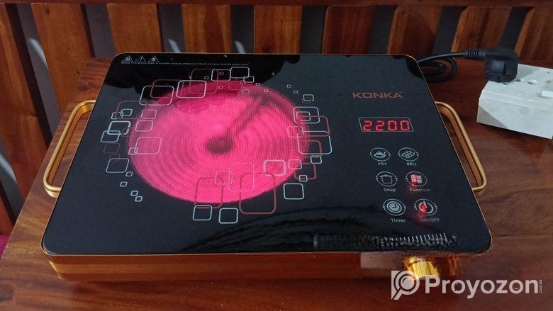 নতুন কারেন্টের চুলা বিক্রি হবে।