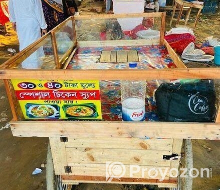 ডাবল চুলা সিস্টেম ফুড কার্ট