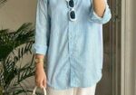 কটন ঘরে বাইরে আরামদায়ক পোশাক