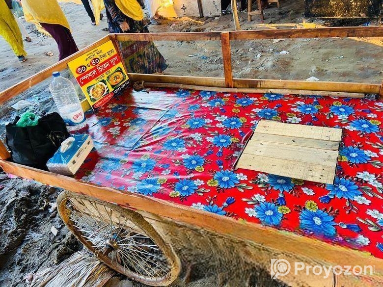 ডাবল চুলা সিস্টেম ফুড কার্ট