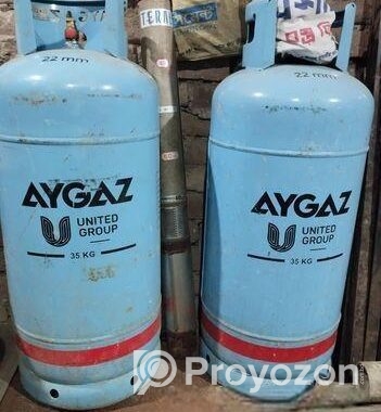 2pcs Empty Gas Cylinder 35kg