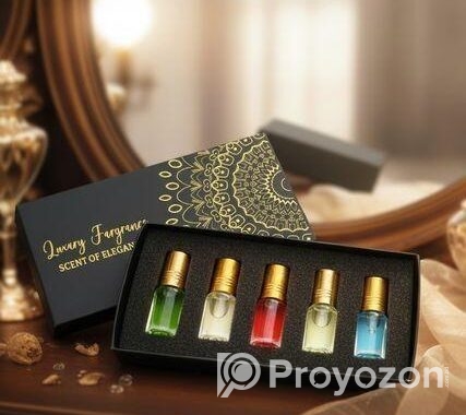 Premium Attar Combo Pack (5 in 1) – Best Gift Set For Men & Wo