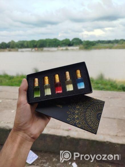 Premium Attar Combo Pack (5 in 1) – Best Gift Set For Men & Wo