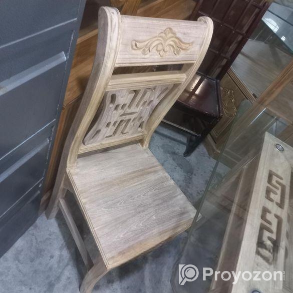 চিটাগং সেগুন কাঠের ছয় চেয়ারের ডাইনিং টেবিল হাতে বার্নিস হবে