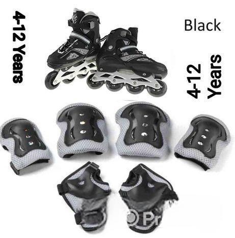 Skating shoe with safety guard for boys