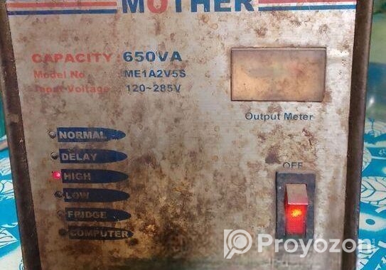 Mother 220 AC V stabilizer বিক্রি করা হবে।