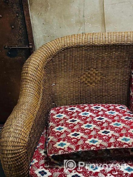 বেতের সোফা