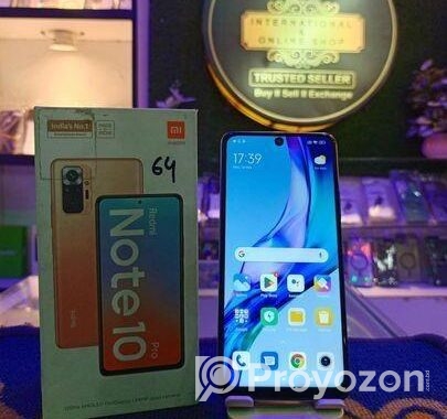 Xiaomi Redmi Note 10 Pro full box-6/128Gb (Used)