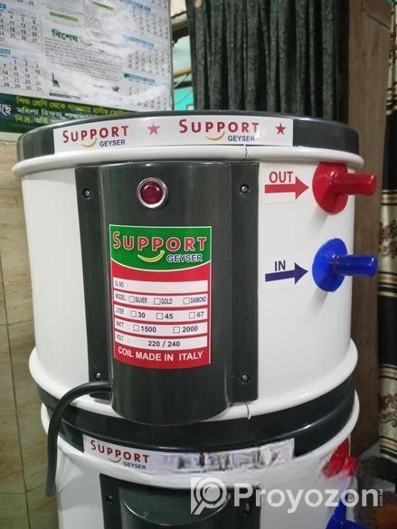 Support Auto Water Geyser