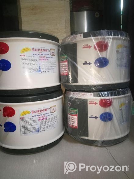 Support Auto Water Geyser