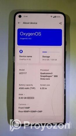 OnePlus 9 5G ( 8GB /128GB ) (Used)