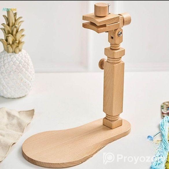 Embroidery Hoop Stand Wooden From