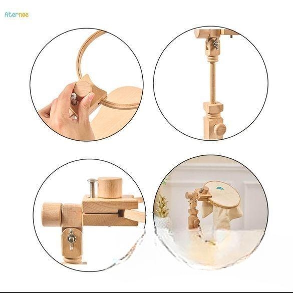 Embroidery Hoop Stand Wooden From