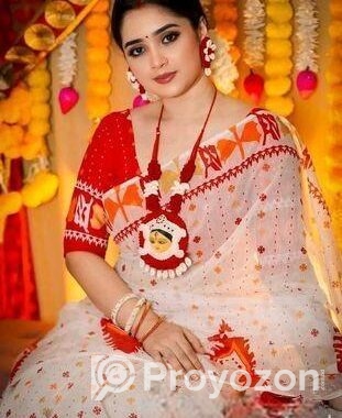 হাফ স্লিক শাড়ি