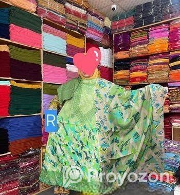 রেডি জমজম সুইস লোন থ্রিপিস।