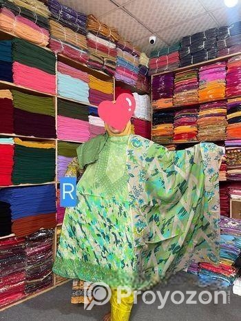 রেডি জমজম সুইস লোন থ্রিপিস।