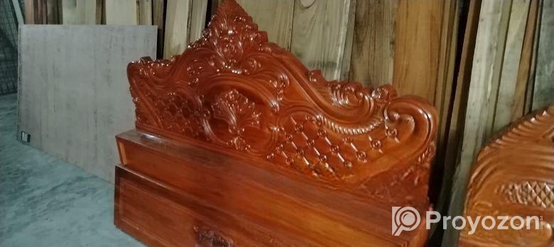 Bed মেহগনি সার কাঠের Premium খাট