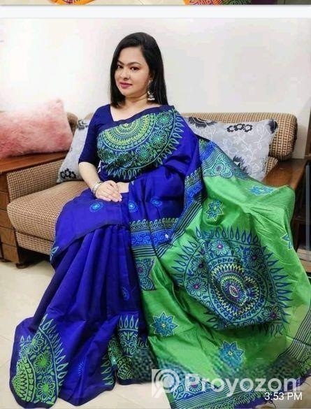 ধুপিয়ান সিল্ক শাড়ি