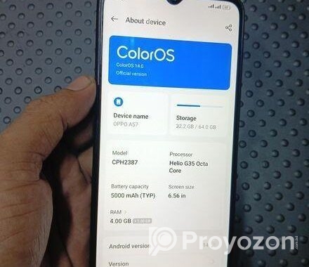 OPPO A57 4/64 gb (Used)
