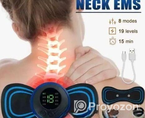 Smart Mini Neck Massager Portable Electronic Stick Double