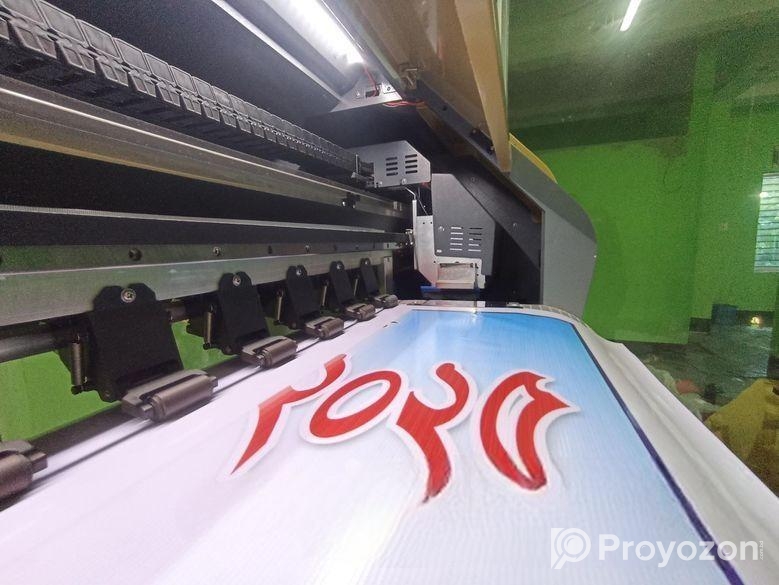 Bossron Eco solvent machine/ ডিজিটাল ব্যানার-মিডিয়া প্রিন্টার