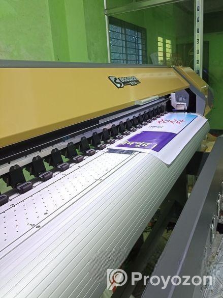 Bossron Eco solvent machine/ ডিজিটাল ব্যানার-মিডিয়া প্রিন্টার