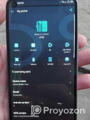 Tecno Spark 7 Pro 4/64 (Used)