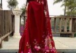 Hand Print Half Silk Sharee