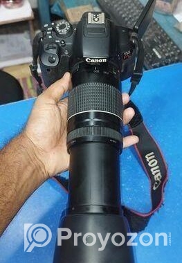 Canon Kiss X7i Camera with Ef 75-300 F/4-5.6 Lens