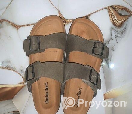 Suede leather arizona sandal (new )