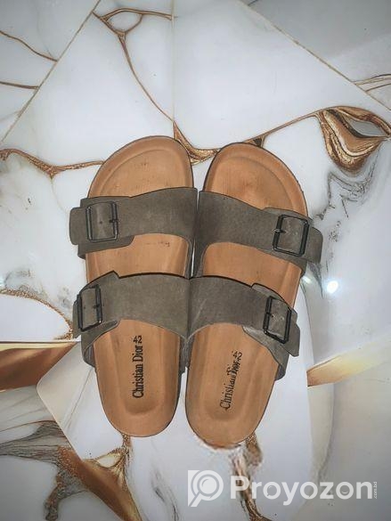 Suede leather arizona sandal (new )