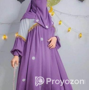 Premium Party Borkha with hijab