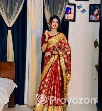 সফট সিল্ক কাতান শাড়ি