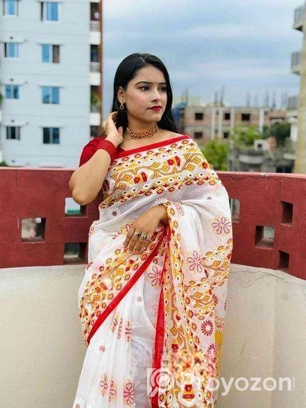 স্কিন প্রিন্ট শাড়ি