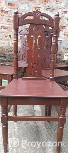 ৬ টি চেয়ার সেগুন কাঠের