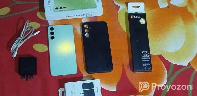 Samsung Galaxy A34 8/128 ( Lime Colour) (Used)