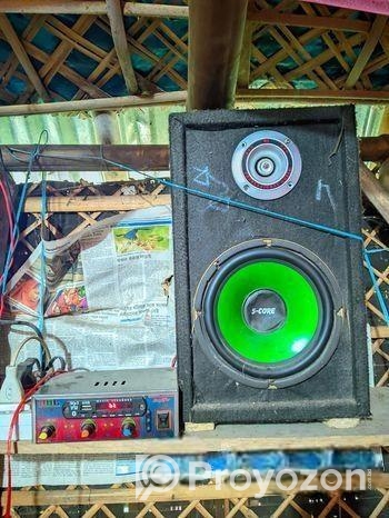 ৮ ইঞ্চি সাউন্ড সিস্টেম মেশিন সহকারে