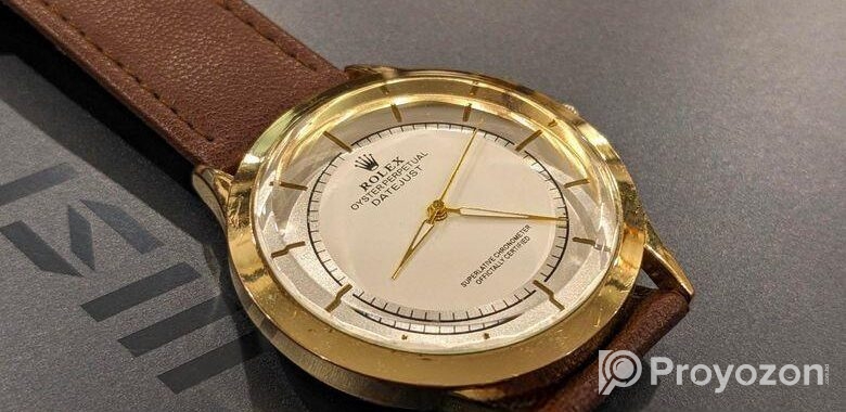 Oyster Perpetual Date Golden Watch