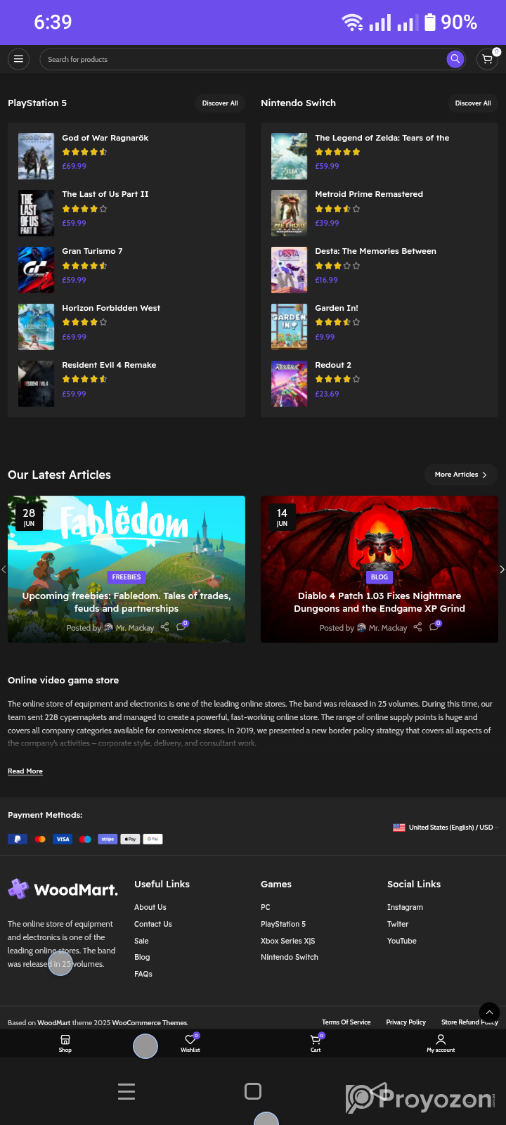 অনলাইনে গেমিং, বুকিং বা মুভি ওয়েবসাইট তৈরি করুন