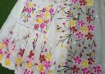 Hand Print Half Silk Couple Dress