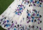 Hand Print Half Silk Couple Dress
