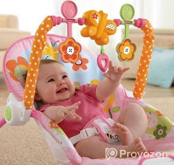 Baby Rocker with Musical Toy Bar & Vibrations