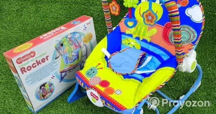 Baby Rocker with Musical Toy Bar & Vibrations