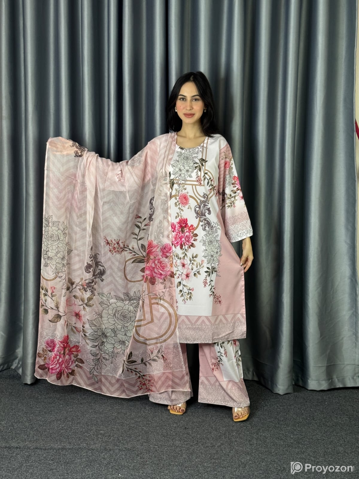 Digital Print Three Piec